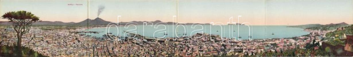 Naples bay panoramacard (small tear)