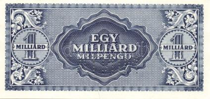 1946. Egymilliárd Milpengő "MINTA" perforációval, T:I