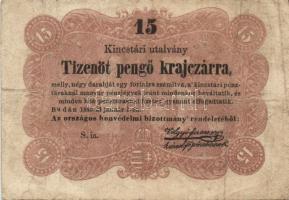 1848. 5Ft + 1849. 2Ft + 1849. 15Kr + 1849. 30Kr T:III,IV