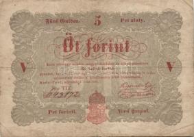 1848. 5Ft + 1849. 2Ft + 1849. 15Kr + 1849. 30Kr T:III,IV