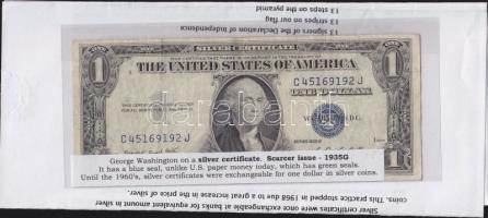 USA/Silver Certificate 1935. "G" sorozat 1$ T:III