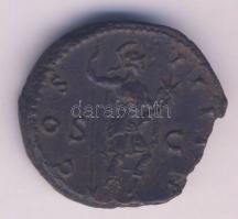 Római Császárság HADRIANUS 117-138. "COS III PP SC / Álló Roma" As T:3/2 perem letörés