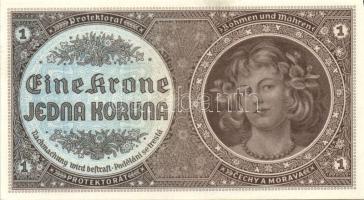 Német 3. Birodalom/Cseh-Morva Protektorátus 1940. 1K T:II