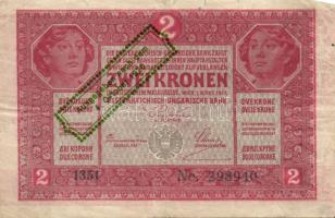 1917. 2K (2x) "Oktober 1920" fny-sal, T:II,III+