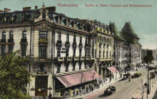 Bucharest Hotel Princiar with military headquarters