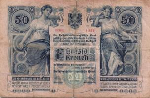 1902. 50K téglalap alakú ráütött nagyalakú lila "Főszolgabíró Hivatal Pancsova 1919. jan.17..." felülbélyegzéssel T:IV