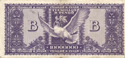 1930. 20P + 1945. 50P (3x) + 1946. 10.000.000BP T:III