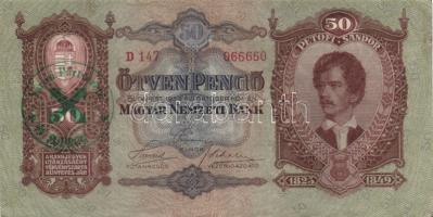 1930. 100P, 1932. 50P, 1936. 10P, 1941. 20P mindegyik "Városi Pártvezető - Sopron" felülbé...