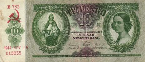 1930-1941. 10P, 20P, 50P, 100P mindegyik hamis sarló-kalapács fny-sal T:II,III+