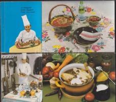 Magyaros Konyha: 2 db színes, modern recept-képeslapfüzet 24 lappal, 3 nyelven / 2 Hungarian cuisine leporellos