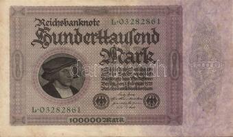 Német Birodalom/Weimari Köztársaság 1922. 50.000M T:II + 1923. 100.000M T:III+