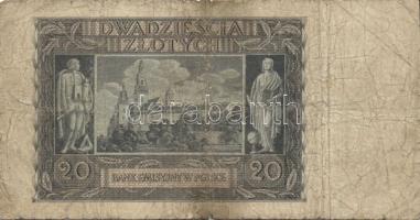 Lengyelország/német megszállás 1940. 20Zl (2x) T:III+,IV