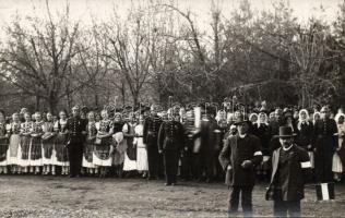 Nagysalló entry of the Hungarian troops, Statue Inauguration photo
