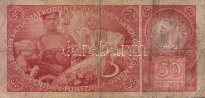 Csehszlovákia 1929. 50K T:III