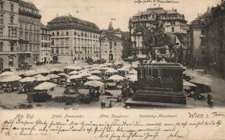 Vienna I. with Fire Station and Radetzky statue (EK)