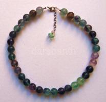 Fluorit nyaklánc ezüst (Ag) szerelékkel