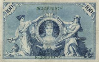 Németország/Császárság/Weimari Köztársaság/Német 3. Birodalom 1908. 100M + 1910. 100M (2x) + 1920. 2...