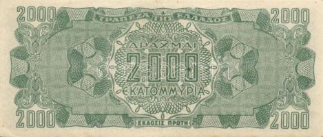 Görögország 1939. 50Dr T:I + 1944. 2.000.000.000Dr T:II,III