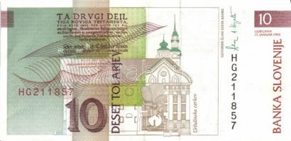 Kis európai bankjegy tétel: Jugoszlávia, Szlovákia, Csehszlovákia, Szlovénia, Olaszország pénzeivel ...