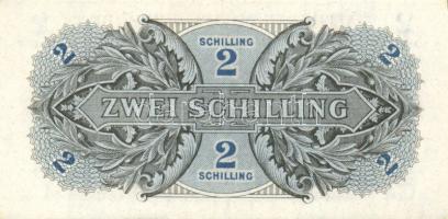 Ausztria/nemzetközi megszállás 1944. 1Sch + 2Sch + 5Sch T:I,II,II/III