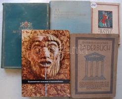 4 db gyógyfürdőkkel foglalkozó könyv német, angol, magyar és orosz nyelven + 1934 Budapest Áramellátásának története 1893-1933