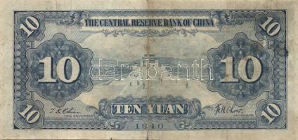 Hongkong 1945. 1c + 1961. 1c + Burma/japán megszállás 1942-44. 100R + Kína/Central Bank/Bank of Chin...