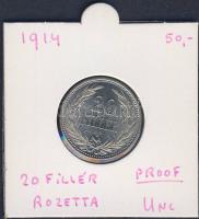 1914. 20f rozettás T:I