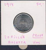 1914. 20f rozettás T:I