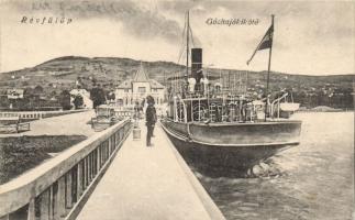 Révfülöp Gőzhajókikötő