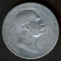 Ausztria 1908. 1K Ag "Jubileum" T:3