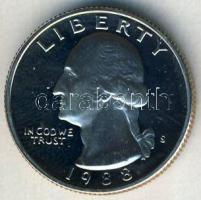 USA 1988S. 1/4$ "Washington" T:PP
