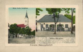 Bakonypéterd Pacher Pál üzletével