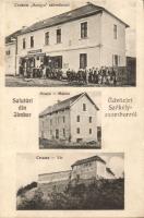 Székelyzsombor with ´Consum´ Hangya and Mill