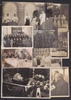 17 db Kalazantius vallási fotó és képeslap a 30-as évekből