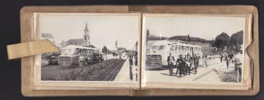 26 db kis fotót tartalmazó album felvidéki kirándulásról, Tátrából