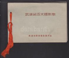 10 db fotót tartalmazó kis album kínai hidakról, szép éles képekkel, járművekkel, vonatokkal