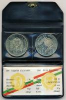 1981. 100Ft + 5L magyar-bolgár közös kiadás "Bulgária 1300 éves" T:PP Eredeti tokban, tanú...