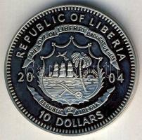 Libéria 2004. 10$ "Szabadság pillanatai-Algériai szabadságharc" multicolor T:PP