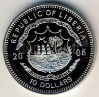 Libéria 2004. 10$ "Szabadság pillanatai-Magyar forradalom" multicolor T:PP HUNGARIKA!