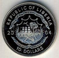Libéria 2004. 10$ "Szabadság pillanatai-Spanyol flotta megsemmisítése" multicolor T:PP