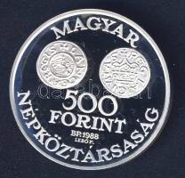 1988. 500Ft Ag "Szent István" T:PP