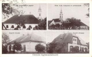 Egyházasrádóc Vasútállomással és Jegyzői Hivatallal