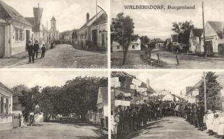 Borbolya (Walbersdorf) parade with military brass band