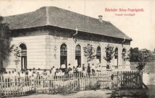 Bács-Topolya the railway restaurant of János Pauzer