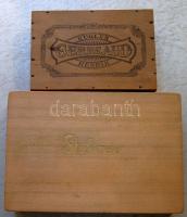 2 db fa bonbonos doboz - Stühmer és Gerbeaud