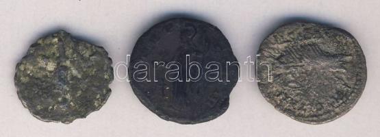 Római Császárság HADRIANUS 117-138. 3db klf Denar Ag T:vegyes