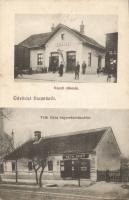 Szepetk (Pókaszepetk) vasútállomással és Tóth Géza vegyeskereskedésével