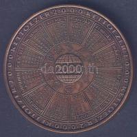 2000 "MÉE-Államalapítás ezredik évfordulója-Szent István" br emlékérem T:1