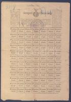 DN. Szegedi kenyérjegy 4 ív T:3