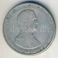 1930. 5P Ag "Horthy jobbra" T:3 ph.